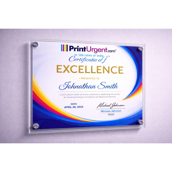 Acrylic Cetificate Frame