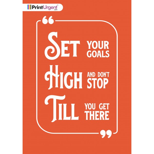 goals poster