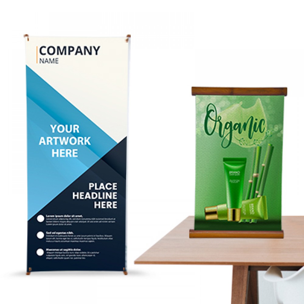  Bamboo Banner Stands 